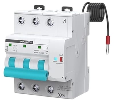 Stroomonderbreker Timer - Automatische Schakelaar - Stroom Regelen - Overspanningsbeveiliging - 3P 16A - Grijs