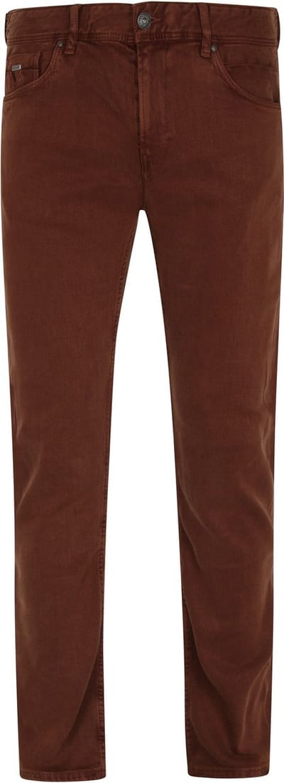 Vanguard - V7 Rider Jeans Donkerbruin - Heren - Maat W 31 - L 32 - Regular-fit