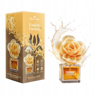 Elix - Bloom at Home Decoratieve Luchtverfrisser - Air Freshener - English Garden Geur - Luchtverfrisser Huis Langdurig - Aroma Diffuser - 100ml - English Garden