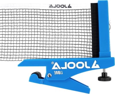 Tafeltennisnet - Outdoor net - Vrijetijdsport - Verstelbaar met klem - Standaard formaat - Zwart
