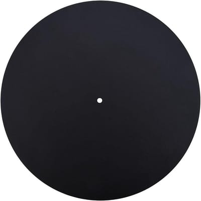 Antistatische Vinyl Slipmat van Echt Leer voor Platenspeler - 1.5mm Dikte, Ideaal voor LP's en Geluidskwaliteit