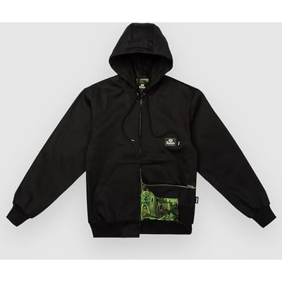 The Dudes Classic Hooded Jas zwart