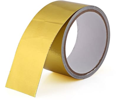 Dailygoody - Warmtereflecterende folie - Zelfklevend - Hittebestendig - Aluminium - Isolerende warmteband - Bescherming auto-inlaatpijp - Geschikt voo
