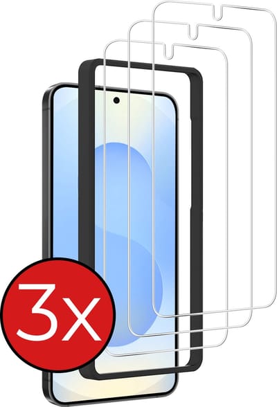 Screenprotector - 3 Stuks - Geschikt voor Samsung Galaxy S25 - Met Installatie Frame - Beschermglas - Gehard Glas - Tempered Glass - Screen Protector