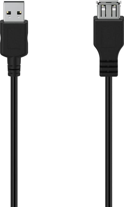 Hama 00300073 USB-kabel USB 2.0 3 m USB A Zwart
