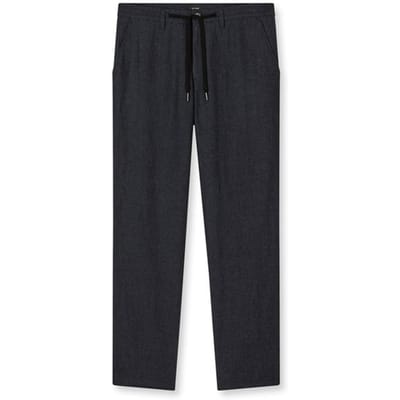 OLYMP Chino, Tapered Fit, Zwart