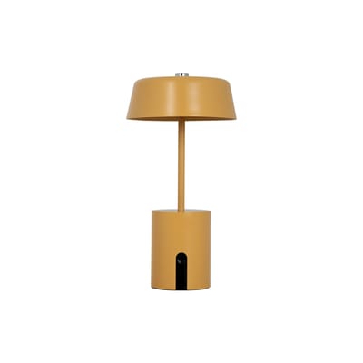 Leitmotiv Tafellamp Elemental - Okergeel - Ø12cm - Modern