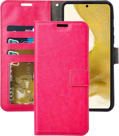 Portemonnee Book Case Hoesje Geschikt voor: Samsung Galaxy S22+ S906 roze