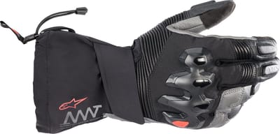 Alpinestars Amt-10 Drystar Xf Winterhandschoen Zwart Donkergrijs - Handschoen