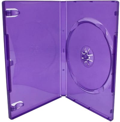 Dailygoods - Dailygoody - Xbox 360 Kinect Vervangende Game Cases - 25 Stuks - Hoogwaardige Kwaliteit - Paarse Kleur - Geschikt voor Xbox 360 - Standaard DVD F