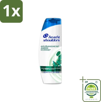 1 x Head & Shoulders - Anti-Roos Shampoo - Jeukende Hoofdhuid - 285 ml - Roos Shampoo - Anti-roos Shampoo - Jeukende Hoofdhuid - Hoofdhuidverzorging - Roosvrij Haar