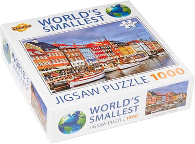 1000 Stukjes Puzzel - Legpuzzel Stadsgezicht - Ontspannend Tijdverdrijf - Compact Formaat - 18 x 6 cm