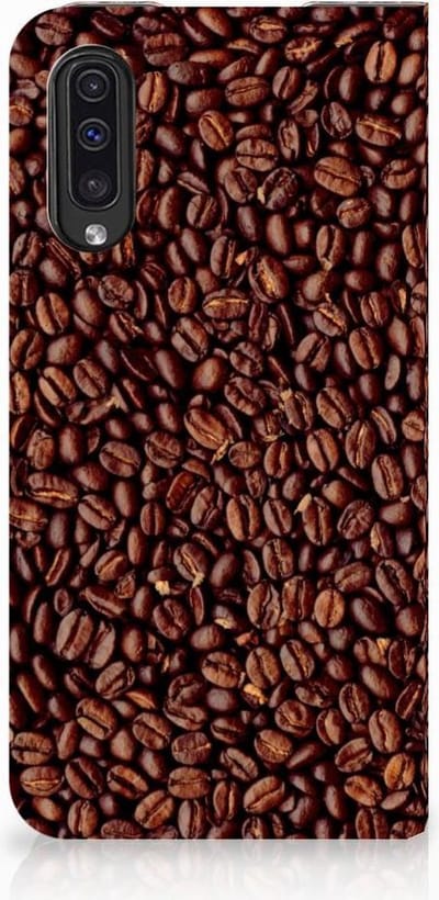 Samsung Galaxy A50 Flip Style Cover Koffiebonen