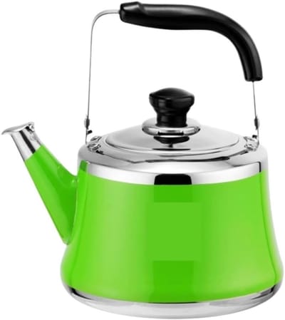 Waterkoker - Theepot Ketel - Water Koken - Fluitend Geluid - 2 Liter - Groen