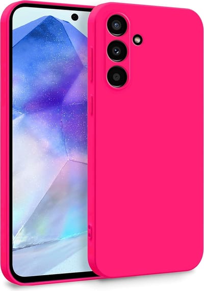 Casemania Hoesje Geschikt voor Samsung Galaxy A26 - Roze - Liquid Siliconen Back Cover
