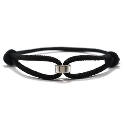 Soraro Touw Armband | Zwart | Soraro Armbanden | Cadeau voor hem | verjaardag man
