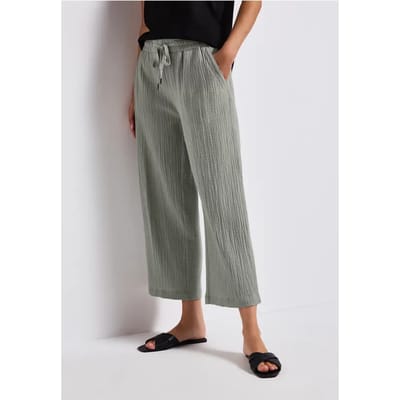 Mousseline broek Wide Legs