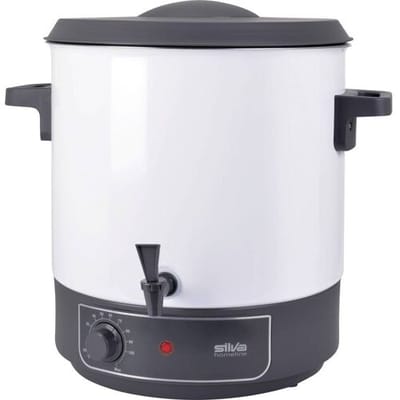 Silva HG-E 290 Inmaak- en warmedrankenautomaat Oververhittingsbeveiliging, Met draaggreep, Met tapkraan, Traploze temperatuurregeling Staal
