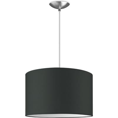 Moderne hanglamp Bling - antraciet - verlichtingspendel Basic inclusief lampenkap 35/35/21cm - pendel lengte 100 cm - geschikt voor E27 LED lamp - Pendellamp geschikt voor woonkamer, slaapkamer, keuken
