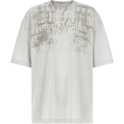 Maison Margiela Grijze Katoenen T-Shirt