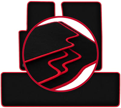 CARLUX-RED automatten voor: Mercedes G W461 off-road (1978-2008)