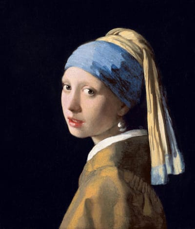 Canvas Schilderij Meisje met de Parel - Johannes Vermeer  - 50x70 cm