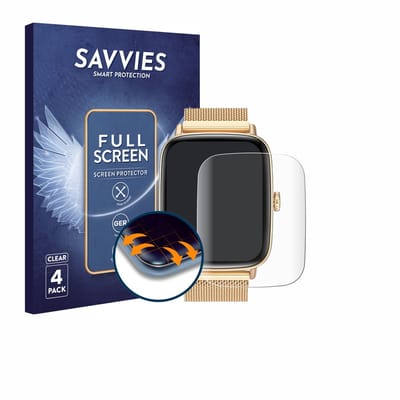 Savvies - Screenprotector voor aeac 2026 1.85" - Folie Beschermfolie transparant volledig dekking 4 Stuks