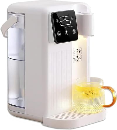 Heetwaterdispenser - Waterdispenser Kokendwaterkraan - Snel drankjes maken - Direct heet water - 3 liter - Zwart