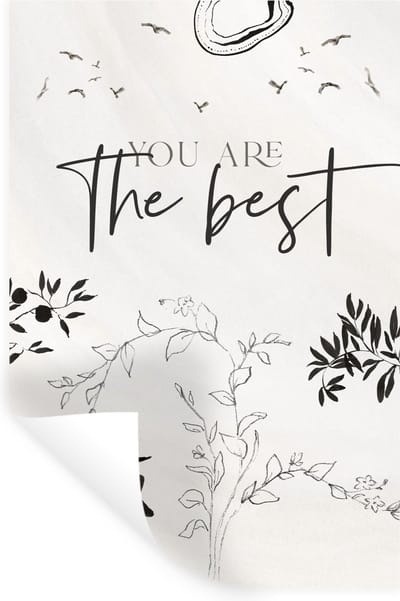 Muurstickers - Sticker Folie - Best friends - Vrienden - Quotes - Spreuken - You are the best - 20x30 cm - Plakfolie - Muurstickers Kinderkamer - Zelfklevend Behang - Zelfklevend behangpapier - Stickerfolie