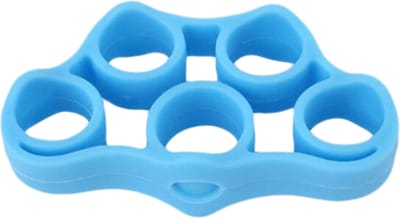DW4Trading Siliconen Vingertrainer - Grip Trainer - Resistance Trainer - 3 kg - Lichtblauw