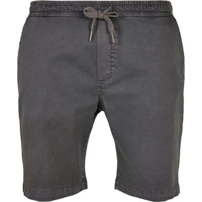 Urban Classics - Stretch Twill Joggshorts Korte broek - XS - Grijs