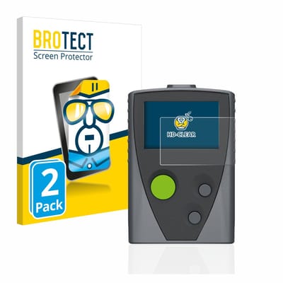BROTECT - Screenprotector voor Swissphone Boss 915 - Folie Beschermfolie transparant 2 Stuks