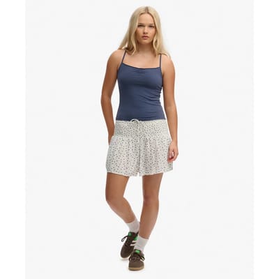 Superdry Athletic Essential Gathered Cami Mouwloos T-shirt Blauw XS Vrouw