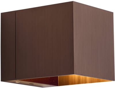 QAZQA joris - Moderne Dimbare LED Draadloze Oplaadbare Wandlamp USB met Dimmer voor binnen - 1 lichts - L 10 cm - Bruin - Woonkamer | Slaapkamer | Keuken