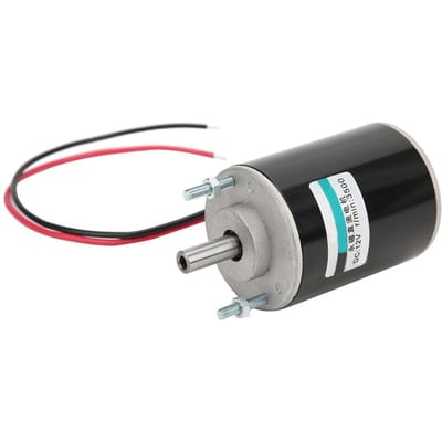 30W Holle As Permanente Magneet Borstel DC Motor Snelheid Regelbaar (12V 3500rpm)
