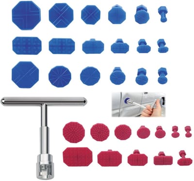 Dailygoody - Deuken Reparatieset Auto - Uitdeukgereedschap - Niet-destructieve reparatie - T-bar - Hagelschade - Geschikt voor alle soorten deuken