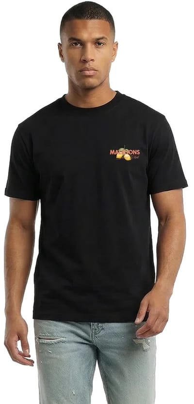Malelions limone di capri t-shirt in de kleur zwart.