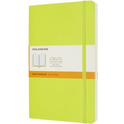 Moleskine Classic Notitieboek - Large - Softcover - Gelinieerd - Citroen Groen