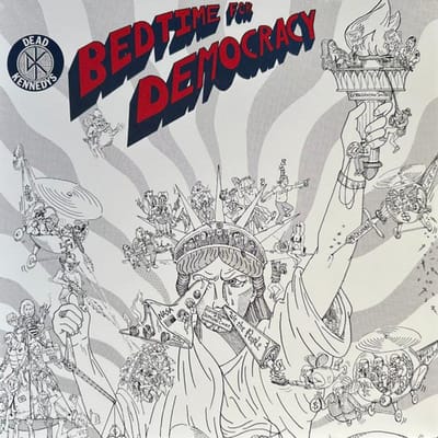 LP Plaat DEAD KENNEDYS - Bedtime For Democracy PLATE100LP Audio Draaiplateau 2023 Wereldwijde Rock gray