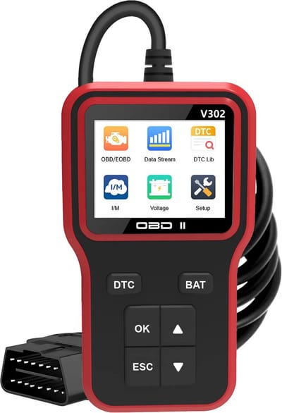 OBD2 Diagnoseapparaat van MMOBIEL – Check Engine Auto Code Lezer met Reset, I/M Readiness, Freeze Frame, Mode 8 – Auto OBDII/EOBD Diagnostisch Scanner Tool voor Auto’s die Voldoen aan OBD2 Protocol