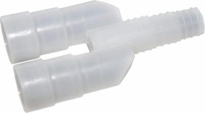3 Weg Y connector 20/18/16 mm voor flexibele condensslang - split