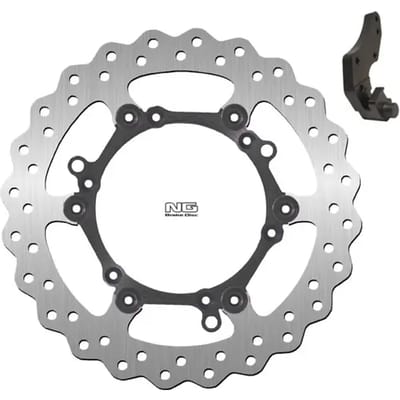 Vlotterende motorremschijfset en steuntje NG Brake Disc Wave 1254XK09