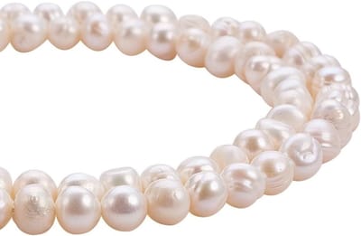 120 Stuks Natuurlijke Moeder van Parel Kralen voor Sieraden, Armbanden en Kettingen, Beige, 6-7mm Diameter, Gat 0.8mm, Hoogwaardige Kralen voor Handgemaakte Creaties