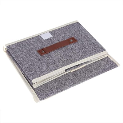 Stoffen Opvouwbare Kleding Opbergdoos Huis Kast Kleding Boeken Kinderspeelgoed Organizer (Grijs) Gray gray