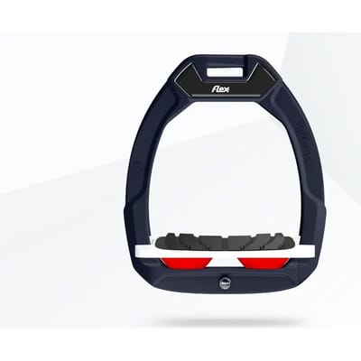 Veiligheidssporen voor paardrijden Incliné Grip Rood/Wit/Rood Flex-On Safe-On