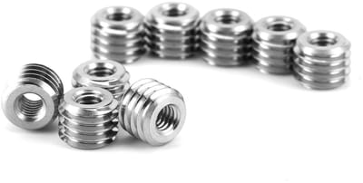 Allecto - Draad Inserts Set - 10-delige M4 M8 - Roestvrij Staal Draadreparatie - Draadversterking - Draad Reparatie - Voor Meubelonderdelen - Ges