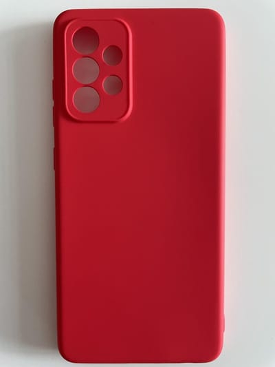 Siliconen back cover case - Geschikt voor Samsung Galaxy A72 5G - TPU hoesje Rood