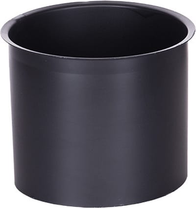 Schoorsteen insert enkel Ø130mm 2mm zwart.