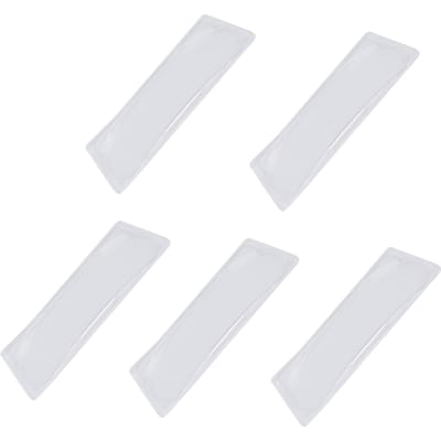 5 stuks Transparante DIY Nekmasker Vorm Herbruikbare Nekpleisterbakje voor Gezichtsmasker Maker white