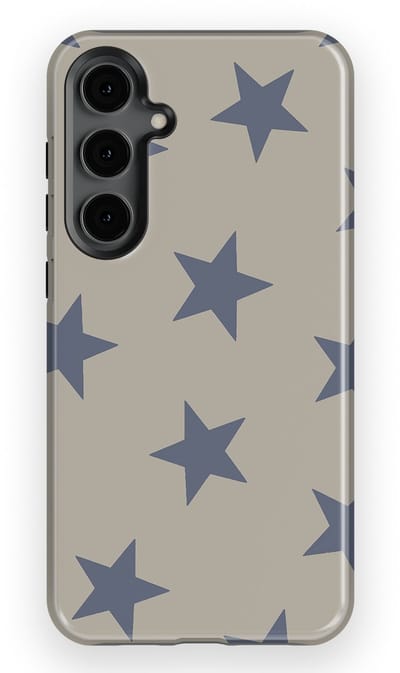 DripCase Hoesje Samsung Galaxy S24 Plus | Sterren Design | Magnetisch Opladen | 2-in-1 Ontwerp | Stars Backcover Slate Sky